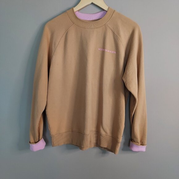 Scotch & Soda Unisex Organic Crew Neck Sweatshirt Size Med - Picture 5 of 11